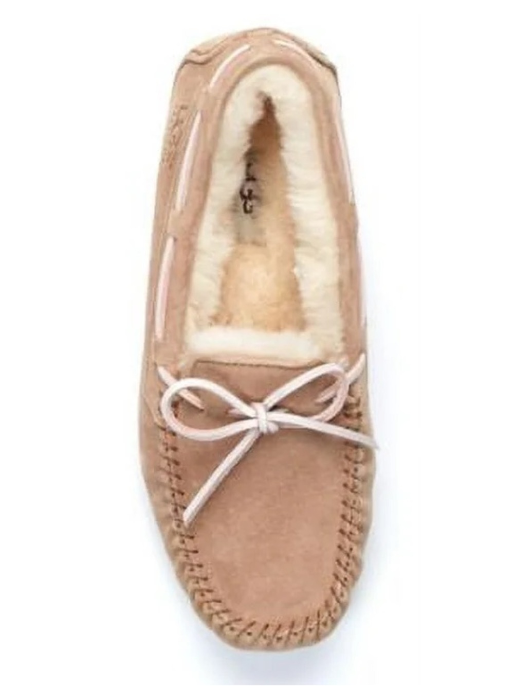 NWOT UGG Indoor/Outdoor Moccasin Slippers Camel Sz .9